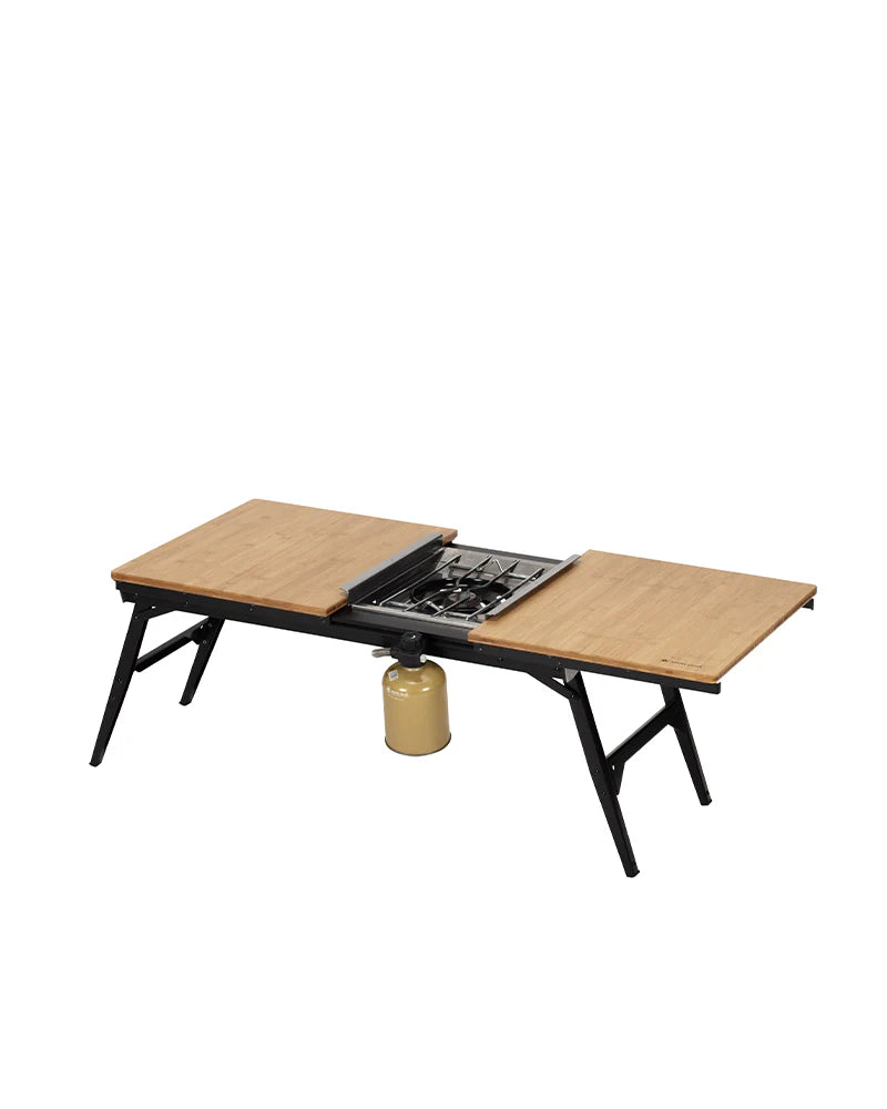 Extension Iron Grill Table