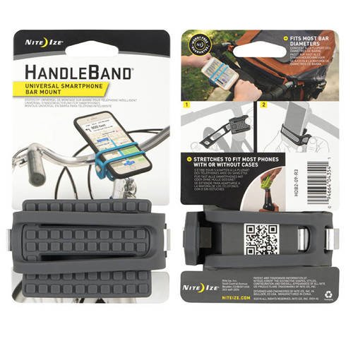 HandleBand® Universal Smartphone Bar Mount - Charcoal