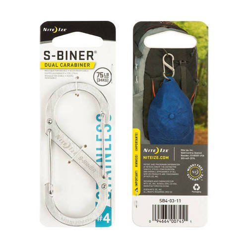 S-Biner® Stainless Steel Double Gated Carabiner