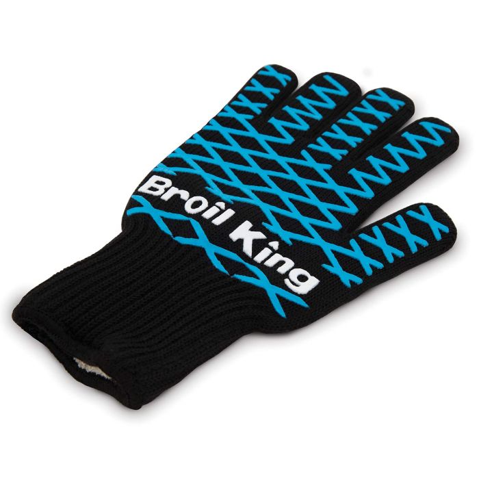 Gloves - Single Black with Blue Accents